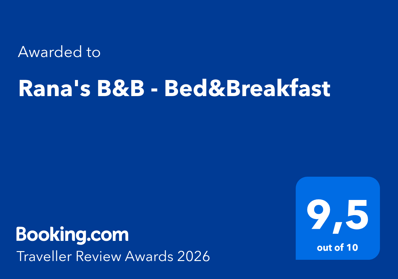 Booking.com - RanasBB-Award_2026 Booking.com - RanasBB-Award_2026 mit 9,5 von 10 Sternen